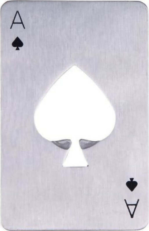 Apribottiglie in Acciaio Inossidabile Carta Da Poker Asso Di Picche 4.9 X 8.5 Cm Apribottiglie per Birra Tascabile Casa e cucina/Utensili da cucina/Accessori vino e bar/Apribottiglie MesmerizeD - Porto Sant’Elpidio, Commerciovirtuoso.it