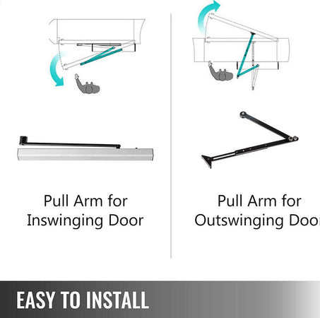 Apriporta Automatico Magnetico A Battente 50 W Regolabile A 120 Gradi In Acciaio Fai da te/Ferramenta/Ferramenta e serrature per porte/Chiudiporta Trade Shop italia - Napoli, Commerciovirtuoso.it