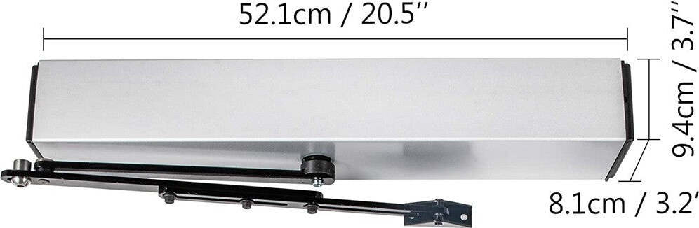 Apriporta Automatico Magnetico A Battente 50 W Regolabile A 120 Gradi In Acciaio Fai da te/Ferramenta/Ferramenta e serrature per porte/Chiudiporta Trade Shop italia - Napoli, Commerciovirtuoso.it