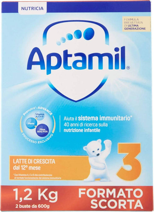APTAMIL 3 Latte in Polvere 1200gr da 1 Anno Latte Artificiale per lo Svezzamento Latte in Polvere Sanitaria Gioia del Bimbo - Villa San Giovanni, Commerciovirtuoso.it