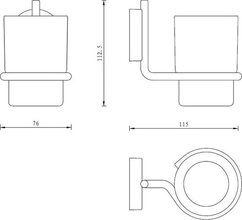 AQUASANIT---BICCHIERE-PORTASPAZZOLINI-IN-ZAMA-SERIE-WIRE,-FISSAGGIO-AD-INCOLLO-O-A-VITE