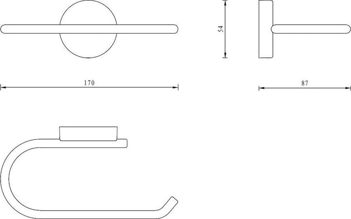 AQUASANIT---PORTAROTOLO-APERTO-IN-ZAMA-SERIE-WIRE,-FISSAGGIO-AD-INCOLLO-O-A-VITE