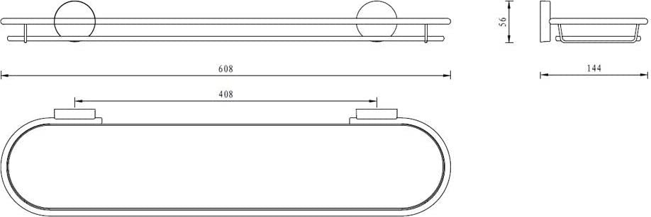 AQUASANIT--MENSOLA-IN-VETRO-SATINATO-SERIE-WIRE,-FISSAGGIO-AD-INCOLLO-O-A-VITE