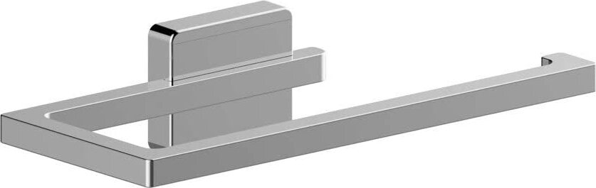 AQUASANIT--PORTA-SALVIETTE-20-CM-IN-ZAMA-SERIE-CUBO,-FISSAGGIO-AD-INCOLLO-O-A-VITE