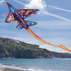 Aquilone-Aereo-Gioco-Esterno-Spiaggia-Facile-Da-Pilotare-Vari-Colori-110x70-Cm