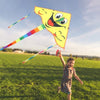 Aquilone-Sorriso-Gioco-Esterno-Spiaggia-Facile-Da-Pilotare-Vari-Colori-130x70-Cm