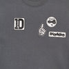T-shirt Diadora Bambino Grigia con Logo - Collezione PE2026