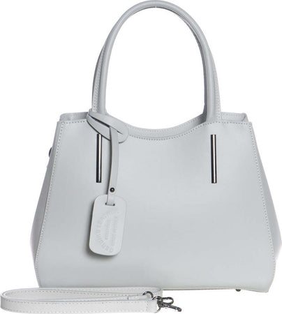 Aragona---Borsa-da-Donna-Avorio-In-Vera-Pelle