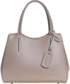 Aragona---Borsa-da-Donna-Beige-In-Vera-Pelle
