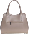 Aragona---Borsa-da-Donna-Beige-In-Vera-Pelle