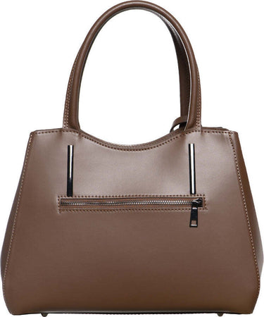 Aragona---Borsa-da-Donna-Marrone-In-Vera-Pelle