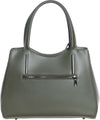 Aragona---Borsa-da-Donna-Verde-In-Vera-Pelle