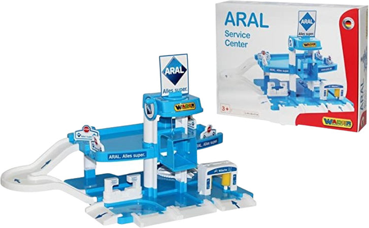 Aral Park Garage Giocattolo 2 Livelli con Veicoli e Stazione Lavaggio Garage Set da Gioco +3A Polesie Giocattoli Casa e cucina/Arredamento/Cameretta ragazzi/Borse e reti per giocattoli Liquidator Italia - Nicosia, Commerciovirtuoso.it
