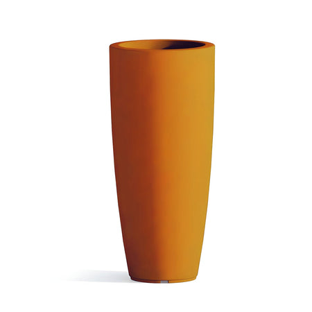 Vaso Cromia Stilo rotondo e alto tinta unita per esterno ed interno "Made in Italy"