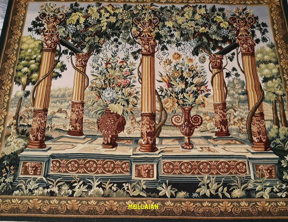 Arazzo Aubusson 172x150 Casa e cucina/Tessili per la casa/Tappeti e tappetini/Tappeti Mollaian Tappeti - Lecce, Commerciovirtuoso.it