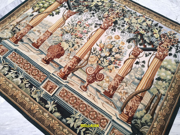 Arazzo Aubusson 172x150 Casa e cucina/Tessili per la casa/Tappeti e tappetini/Tappeti Mollaian Tappeti - Lecce, Commerciovirtuoso.it