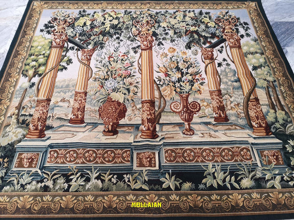 Arazzo Aubusson 172x150 Casa e cucina/Tessili per la casa/Tappeti e tappetini/Tappeti Mollaian Tappeti - Lecce, Commerciovirtuoso.it