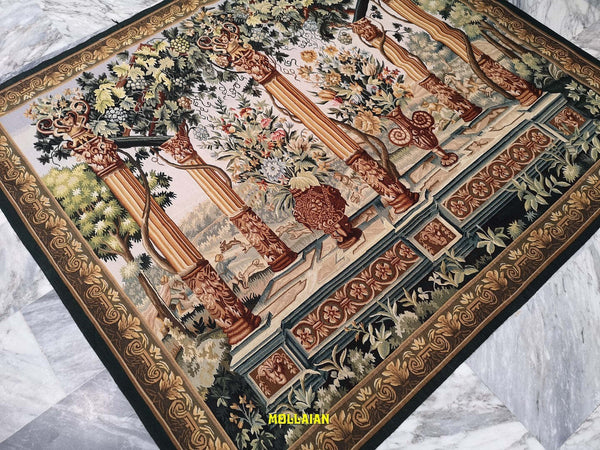 Arazzo Aubusson 172x150 Casa e cucina/Tessili per la casa/Tappeti e tappetini/Tappeti Mollaian Tappeti - Lecce, Commerciovirtuoso.it