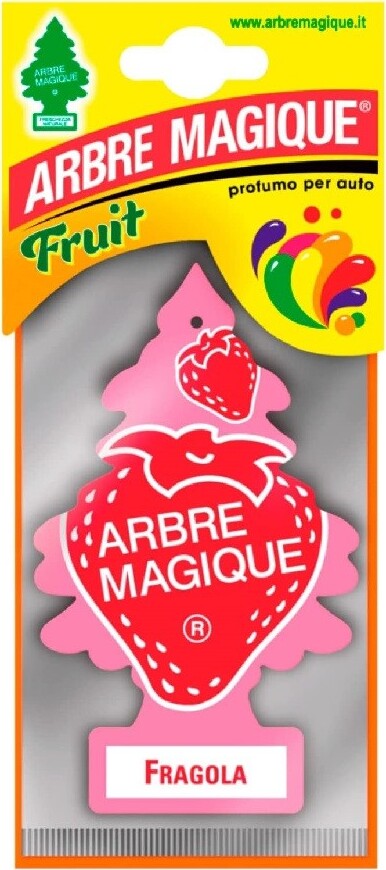 Arbre Magique Mono Deodorante Profumatore Auto Profumazione Fragranza Fragola Auto e Moto/Accessori per auto/Deodoranti per auto Trade Shop italia - Napoli, Commerciovirtuoso.it