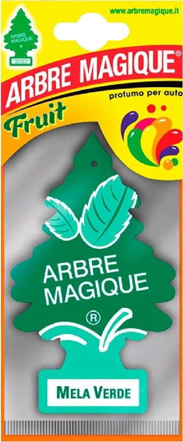 Arbre Magique Mono Deodorante Profumatore Auto Profumazione Fragranza Mela Verde Auto e Moto/Accessori per auto/Deodoranti per auto Trade Shop italia - Napoli, Commerciovirtuoso.it