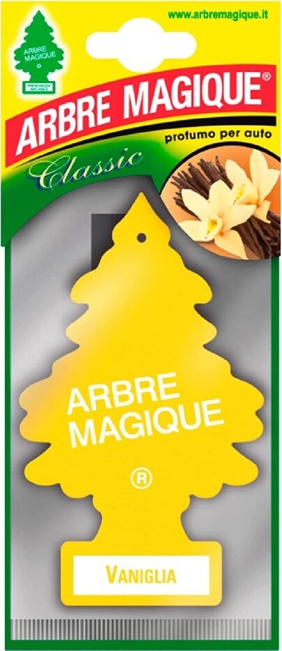 Arbre Magique Mono Deodorante Profumatore Auto Profumazione Fragranza Vaniglia Auto e Moto/Accessori per auto/Deodoranti per auto Trade Shop italia - Napoli, Commerciovirtuoso.it