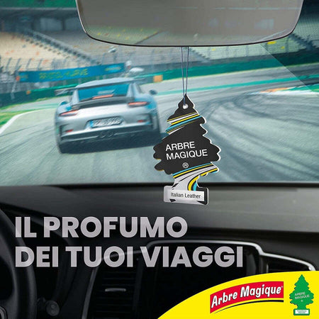 Arbre-Magique-Mono-Profumatore-Per-Auto-Profumazione-Fragranza-Italian-Leather