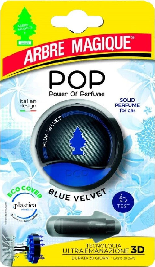 Arbre Magique Pop Profumatore Deodorante Auto Fragranza Profumazione Blue Velvet Auto e Moto/Accessori per auto/Deodoranti per auto Trade Shop italia - Napoli, Commerciovirtuoso.it