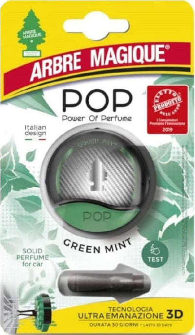 Arbre Magique Pop Profumatore Deodorante Auto Profumazione Green Mint Menta Verde Auto e Moto/Accessori per auto/Deodoranti per auto Trade Shop italia - Napoli, Commerciovirtuoso.it