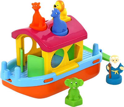 Arca di Noè Giocattolo Multicolore 5 Personaggi + Barca Gioco Gioco per Bambini Forme e Colori +1 A Giochi e giocattoli/Personaggi giocattolo/Set da gioco con action figure Liquidator Italia - Nicosia, Commerciovirtuoso.it