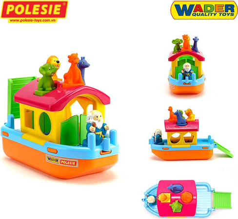 Arca di Noè Giocattolo Multicolore 5 Personaggi + Barca Gioco Gioco per Bambini Forme e Colori +1 A Giochi e giocattoli/Personaggi giocattolo/Set da gioco con action figure Liquidator Italia - Nicosia, Commerciovirtuoso.it