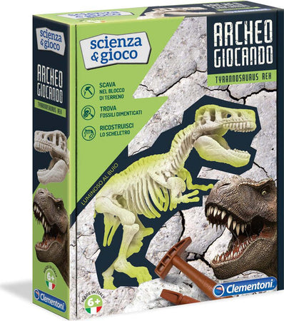 Archeogiocando-T-Rex-e-Triceratopo-Scienza-E-Gioco-Clementoni