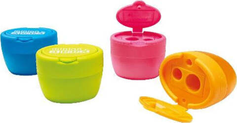 Arda-Temperamatite-Doppio-Foro-con-Ferbatoio-Minion-Assortito