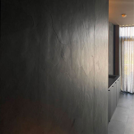 pannello rivoluzionario di Rivestimento interno-esterno in VERA PIETRA flessibile 61x122x0,3cm ARDESIA AMARO