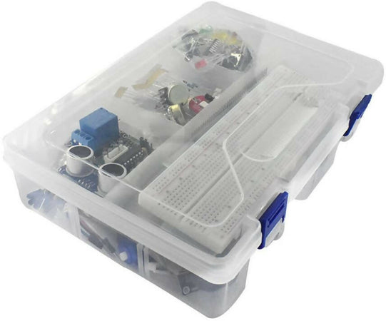 Arduino Uno R3 Breadbord Starter Kit e Supporto Motore Passo-passo/servo/1602 Lcd/cavo Jumper