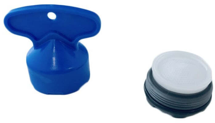 Areatore da incasso completo di chiavetta, 22 x 1
