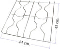 AREILOS XPER GRIGLIA CUCINA 4 FUOCHI IN ACCIAIO 44 X 43.3 CM CON PERNI Casa e cucina/Grandi elettrodomestici/Accessori e parti di ricambio/Ricambi e accessori per piani cottura/Griglie per piani cottura Rossi Ricambi - Venetico Marina, Commerciovirtuoso.it