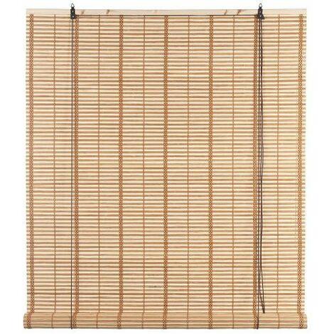 Tapparella in bambù Africa arrotolamento a carrucola con supporto in legno da esterno