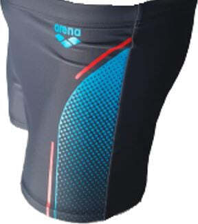 Arena-Costume-Uomo-M-Stipple-Short-Grigio-Asfalto/Turchese