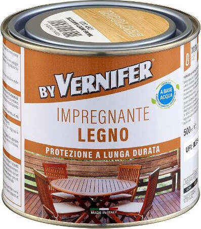 Arexons-Impregnante-all'Acqua-per-Legno-by-VERNIFER-Trasparente-Barattolo-da-500-ml