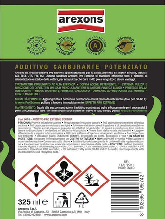 Arexons-Pro-Extreme-Benzina-Additivo-Detergente-Concentrato---325ml