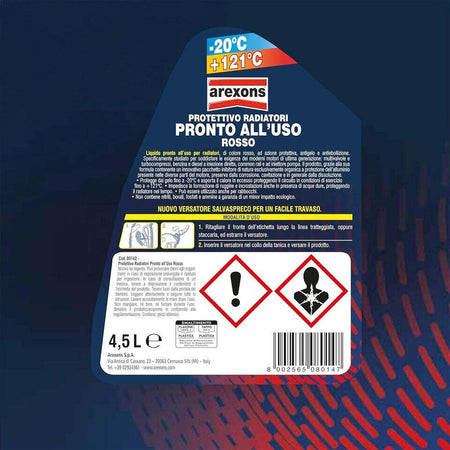 Arexons-Protettivo-Radiatori-Rosso--20°C-+121°C---4,5-L