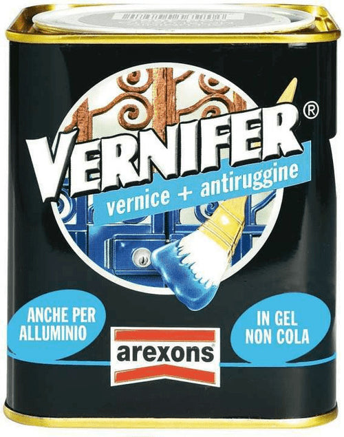 AREXONS--VERNIFER-VERNICE-+-ANTIRUGGINE-ML-750-ALLUMINIO-METALLIZZATO