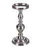 Candelabro darika con  dimensione h 25.5 cm in due tonalità di colore realizzato con alluminio
