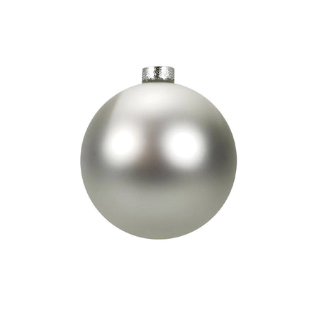 Palline per albero di natale in vetro color Argento da Ø 2 cm set da 50 pezzi
