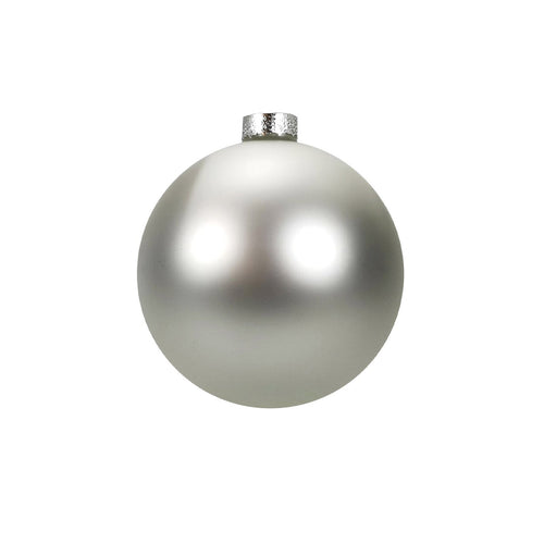 Palline per albero di natale in vetro color Argento da Ø 2 cm set da 50 pezzi
