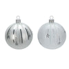Palline per albero di Natale, in Vetro, color argento, da Ø 100 mm, 6 pezzi