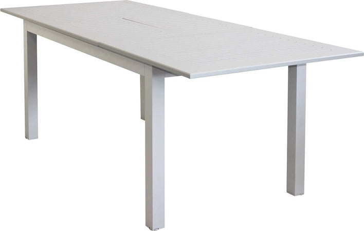 ARGENTUM---set-tavolo-da-giardino-allungabile-150/210x90-compreso-di-4-poltrone-in-alluminio-Tortora-Milani-Home
