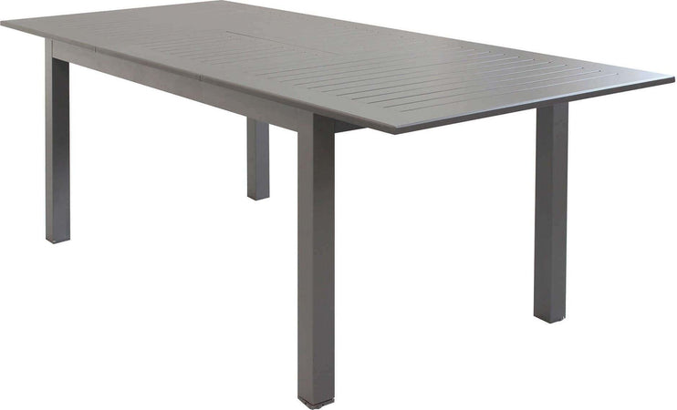 ARGENTUM---set-tavolo-da-giardino-allungabile-150/210x90-compreso-di-6-poltrone-in-alluminio-Taupe-Milani-Home