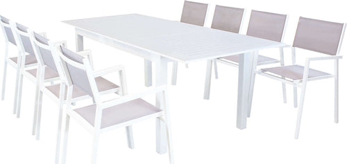 ARGENTUM---set-tavolo-da-giardino-allungabile-150/210x90-compreso-di-8-poltrone-in-alluminio-Bianco-Milani-Home