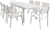 ARGENTUM---set-tavolo-da-giardino-allungabile-150/210x90-compreso-di-8-poltrone-in-alluminio-Tortora-Milani-Home